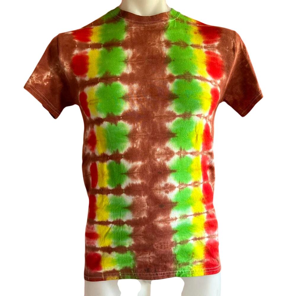 Mens Shirt Size Small Multicolor Tie Dye Hippie Festival 60s Counter Culture